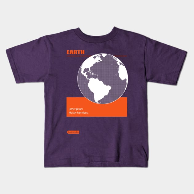 Mostly Harmless I Kids T-Shirt by m1a2